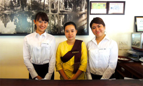 カンボジアのホテル海外インターンシップ