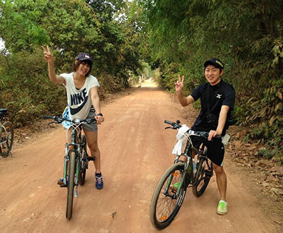 ゴールデンウィーク旅行(カンボジアで自転車ツアー)