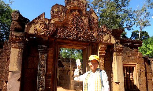 カンボジアを愛するガイドとつくったツアーです 暮らしの中にあるアンコール遺跡を訪ねる旅 イメージ