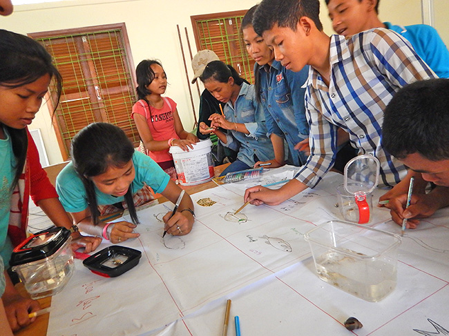 カンボジア ※受付終了※ 「水の暮らし体験」と「子どもたちへの特別授業」