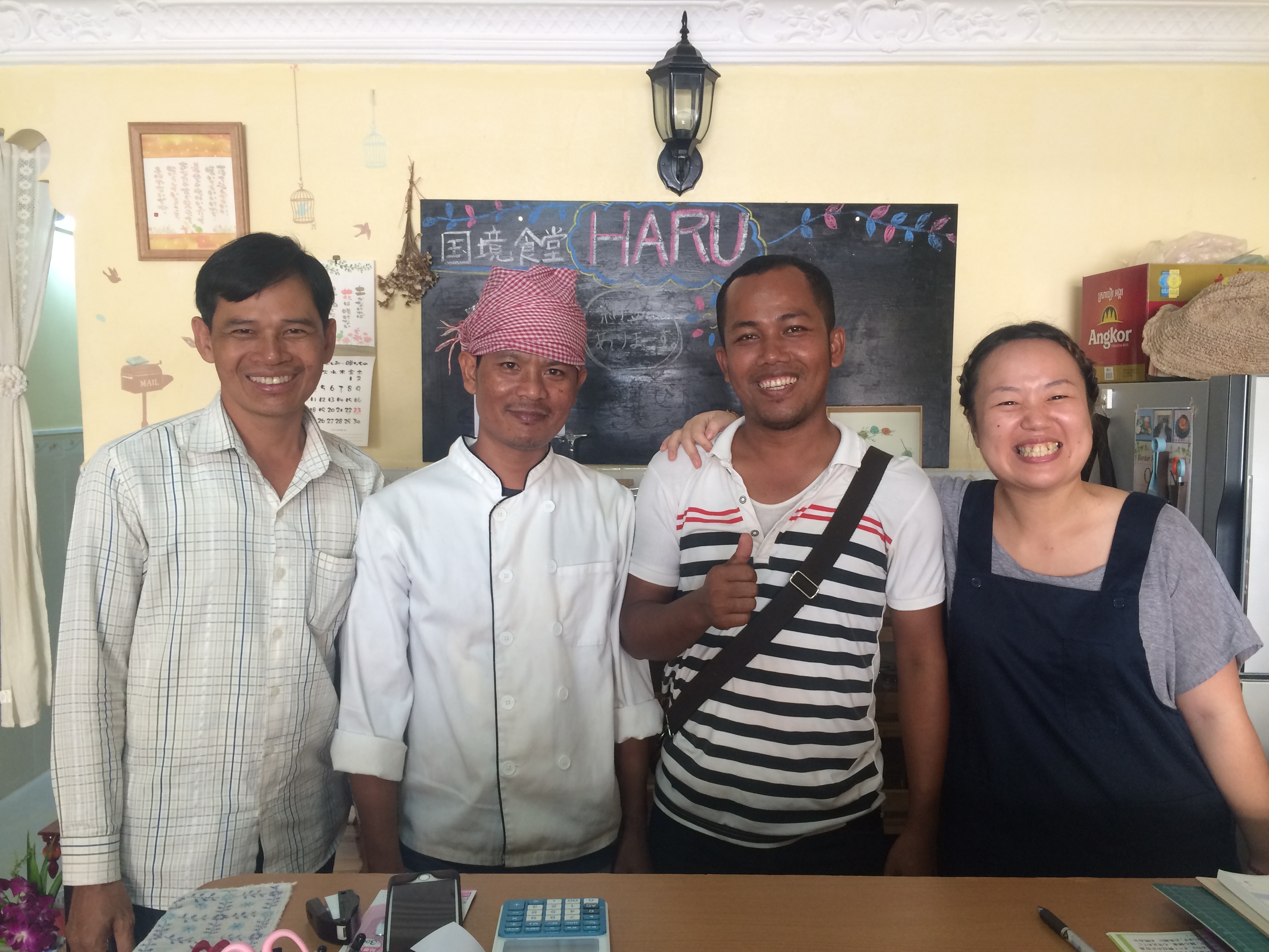 カンボジア 国境食堂HARUを訪ねて
