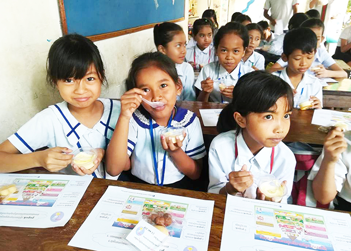 カンボジア 子どもの栄養改善に取り組むインターンシップ５･６日間
