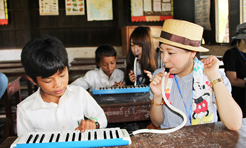 子どもたちと音楽でつながる交流活動6日間 イメージ