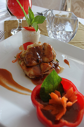 シグネチャー号の料理