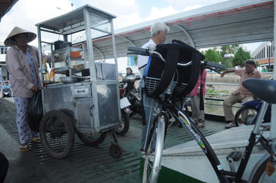 メコンデルタでサイクリング