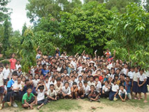 カンボジアボランティアツアー（集合写真）