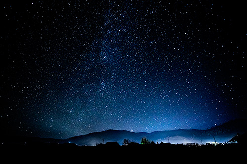 天気が良ければ満天の星空が楽しめます