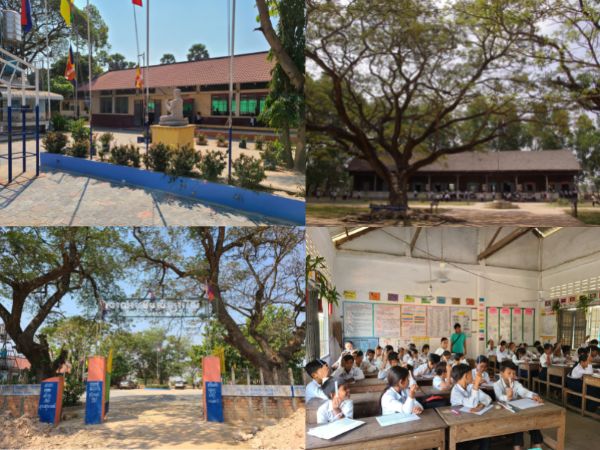 カンボジアの小学校へ訪問！