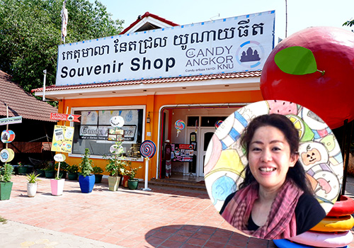シェムリアップの人気キャンディ店 キャンディーアンコールへ訪問