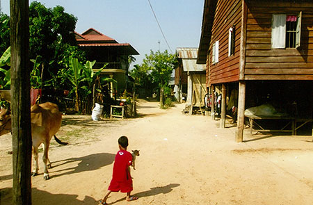 サムロム村（カンボジア・シェムリアップ）