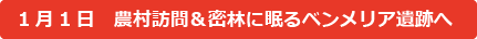 1月1日　カンボジアの農村訪問＆ベンメリア遺跡へ